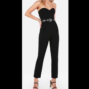 Express - Strapless Sweetheart Neck Jumpsuit